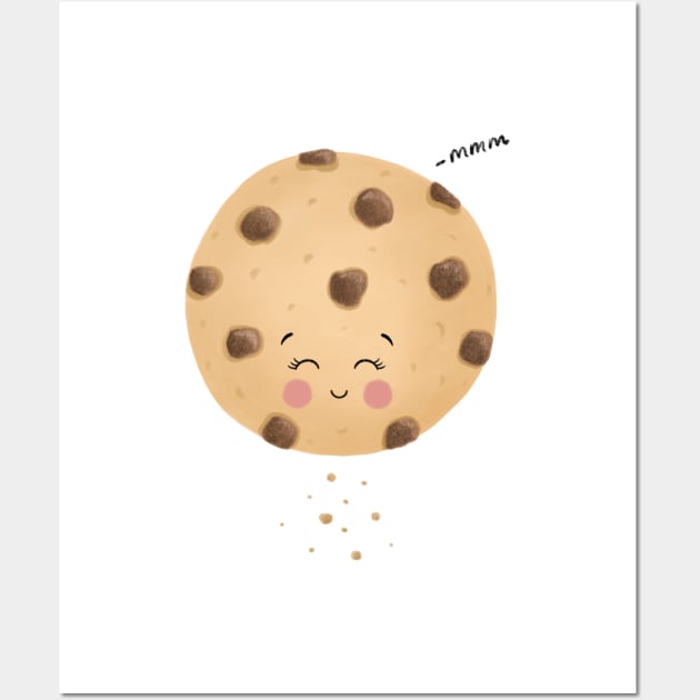 Cute Cookie Crumble Wall Art by The Pretty Pink Studio